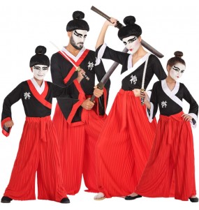 Samurai Kostüme für Gruppen und Familien