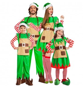 Weihnachts-Elfen Kostüme für Gruppen und Familien
