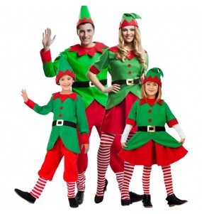 Elfen Weihnachten Weihnachtsmann Kostüme für Gruppen und Familien