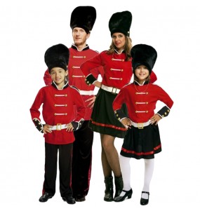 Englische Königsgarde Kostüme für Gruppen und Familien