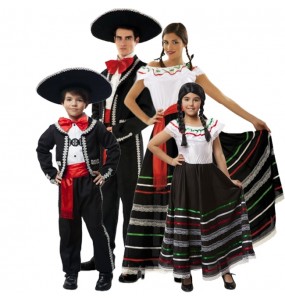 Luxus-Mariachis Kostüme für Gruppen und Familien