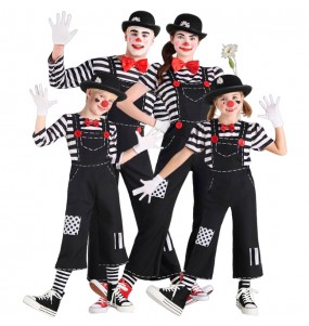 Kostüme Micolor Clowns für Gruppen und Familien