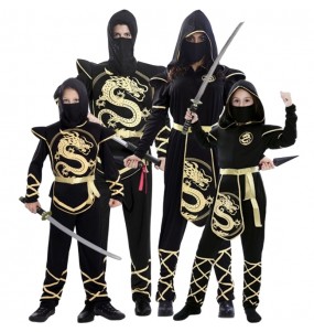 Gruppe von Ninja-Krieger