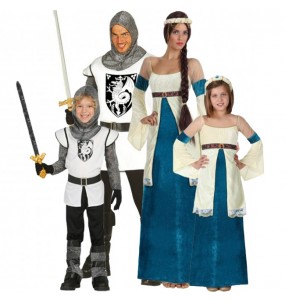 Mittelalterliche Prinzen Kostüme für Gruppen und Familien