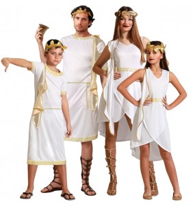 Goldene Römer Kostüme für Gruppen und Familien