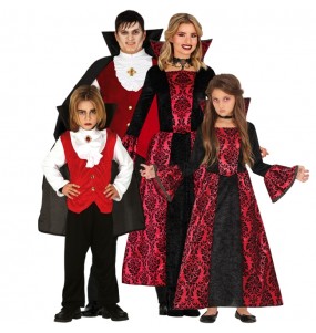 Vampire Graf Dracula Kostüme für Gruppen und Familien