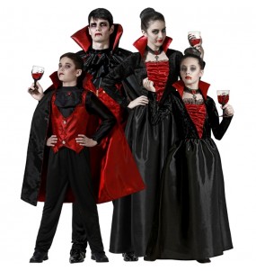 Tenebrous-Vampire Kostüme für Gruppen und Familien
