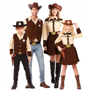County Sheriffs Kostüme für Gruppen und Familien