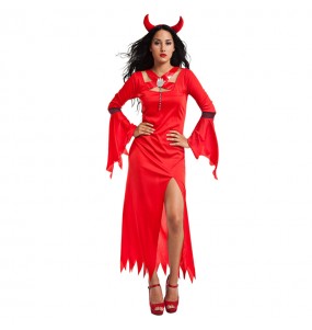 Dämon Kostüm Frau für Halloween Nacht