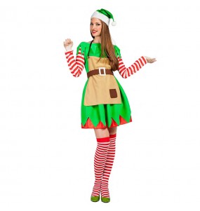 Kostüm Sie sich als Weihnachtselfin Kostüm für Damen-Frau für Spaß und Vergnügungen