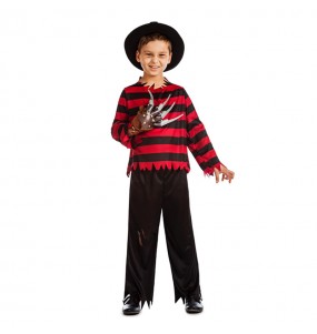 Freddy Krueger Kinderverkleidung für eine Halloween-Party