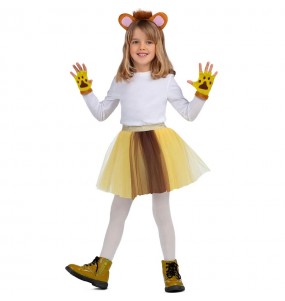 Löwen-Kostüm-Set für Mädchen um Ihr Kostüm zu vervollständigen