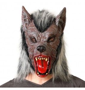 Werwolf Maske zur Vervollständigung Ihres Horrorkostüms
