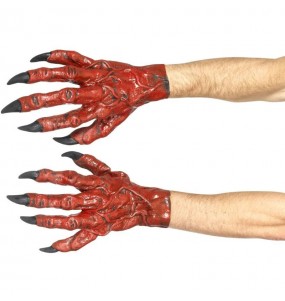 Latex-Dämonenhände zur Vervollständigung Ihres Horrorkostüms