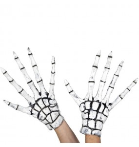 Latex-Skelett-Hände zur Vervollständigung Ihres Horrorkostüms