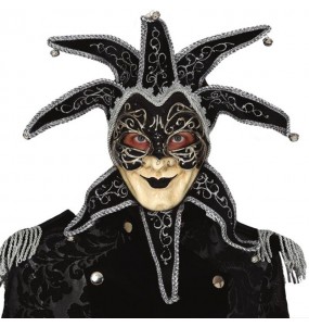 Schwarze Venedig Karneval Maske um Ihr Kostüm zu vervollständigen