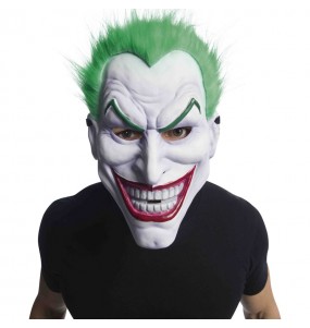 PVC Joker Maske mit Haaren