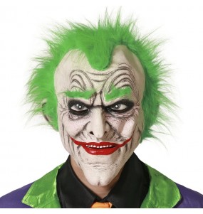 Joker Clown Maske zur Vervollständigung Ihres Horrorkostüms