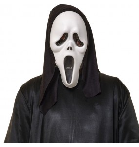 Scream – Schrei!-Maske mit Kapuze