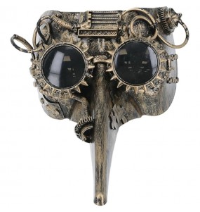 Viktorianische Steampunk-Maske um Ihr Kostüm zu vervollständigen