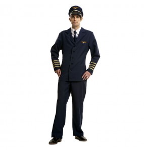 Flugzeugkommandant Erwachseneverkleidung für einen Faschingsabend
