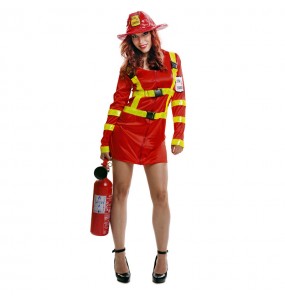 Kostüm Sie sich als Feuerwehr Kostüm für Damen-Frau für Spaß und Vergnügungen