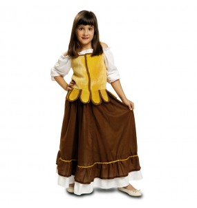 Mittelalterliche Gastwirtin Mädchenverkleidung, die sie am meisten mögen