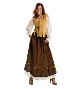Kostüm Sie sich als Mittelalterliche Gastwirtin Kostüm für Damen-Frau für Spaß und Vergnügungen