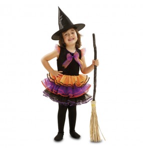 Verkleiden Sie die Kleine HexenphantasieMädchen für eine Halloween-Party