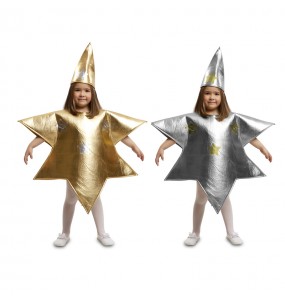Metallisches Weihnachtsstern Kinderverkleidung, die sie am meisten mögen