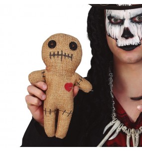 Voodoo-Puppe zur Vervollständigung Ihres Horrorkostüms