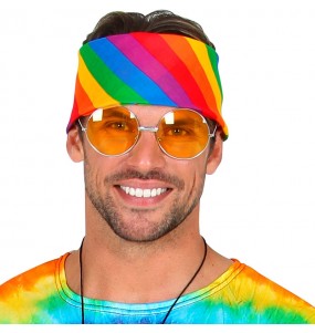 Kopftuch Regenbogen um Ihr Kostüm zu vervollständigen