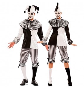 Mit dem perfekten Zirkus Harlekine-Duo kannst du auf deiner nächsten Faschingsparty für Furore sorgen.
