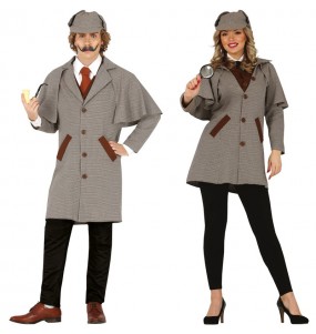 Mit dem perfekten Sherlock Holmes-Detektive-Duo kannst du auf deiner nächsten Faschingsparty für Furore sorgen.