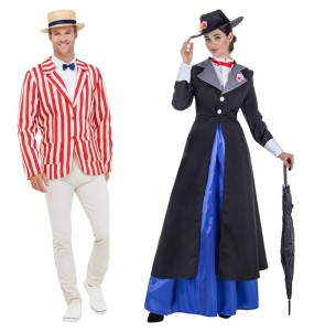 Mit dem perfekten Bert und Mary Poppins-Duo kannst du auf deiner nächsten Faschingsparty für Furore sorgen.