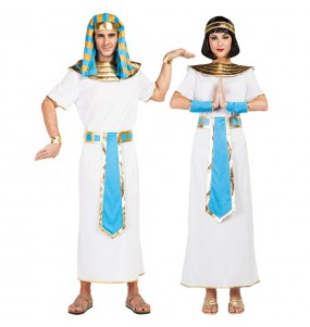 Mit dem perfekten Blaue Ägypter-Duo kannst du auf deiner nächsten Faschingsparty für Furore sorgen.