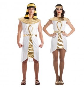 Mit dem perfekten Goldene Ägypter-Duo kannst du auf deiner nächsten Faschingsparty für Furore sorgen.