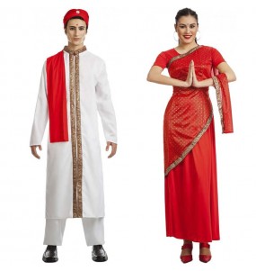 Mit dem perfekten Indisches Bollywood-Duo kannst du auf deiner nächsten Faschingsparty für Furore sorgen.