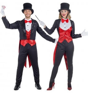 Mit dem perfekten Illusionisten-Zauberer-Duo kannst du auf deiner nächsten Faschingsparty für Furore sorgen.