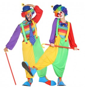 Mit dem perfekten Zirkus Clowns-Duo kannst du auf deiner nächsten Faschingsparty für Furore sorgen.