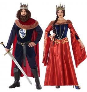 Mit dem perfekten Mittelalterliche Rote Prinzen-Duo kannst du auf deiner nächsten Faschingsparty für Furore sorgen.