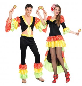Mit dem perfekten Rumba-Tänzer Maracas-Duo kannst du auf deiner nächsten Faschingsparty für Furore sorgen.