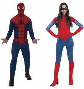 Spinne Superheroes Paarkostüm für Erwachsene
