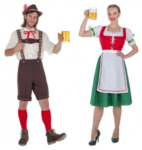 Mit dem perfekten Oktoberfest-Tiroler-Duo kannst du auf deiner nächsten Faschingsparty für Furore sorgen.