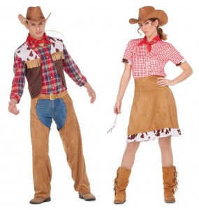 Mit dem perfekten Amerikanische Cowboys-Duo kannst du auf deiner nächsten Faschingsparty für Furore sorgen.