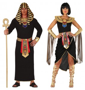 Mit dem perfekten Schwarz-Goldene Ägypter-Duo kannst du auf deiner nächsten Faschingsparty für Furore sorgen.