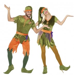 Mit dem perfekten Wald-Elfen-Duo kannst du auf deiner nächsten Faschingsparty für Furore sorgen.