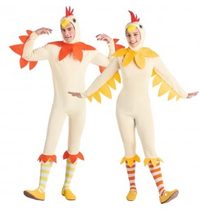 Hahn und Henne Deluxe Kostüme für Paare