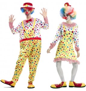 Mit dem perfekten Clowns Bunte Clowns-Duo kannst du auf deiner nächsten Faschingsparty für Furore sorgen.