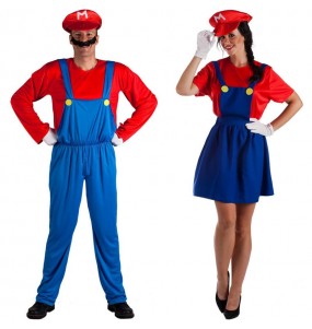 Mit dem perfekten Super Mario Bros-Duo kannst du auf deiner nächsten Faschingsparty für Furore sorgen.